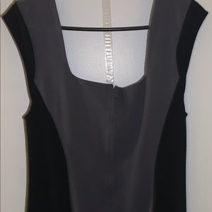 Torrid Sexy Stretch Gray and Black Dress Size 14